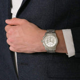 Michael Kors Runway Silver Dial Silver Steel Strap Watch for Men- MK8086 Authentic Buy Shop Now