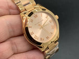 Michael Kors Mini Slim Runway Rose Gold Dial Rose Gold Steel Strap Watch For Women - MK3457 Authentic Buy Shop Now