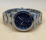 Michael Kors Runway Chronograph Blue Dial Blue Steel Strap Watch For Men - MK8538 Authentic Buy Shop Now
