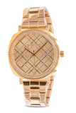 Michael Kors Nia Quartz Gold Dial Gold Steel Strap Watch For Women - MK3989 Authentic Buy Shop Now