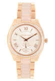 Michael Kors Bryn Rose Gold Dial Two Tone Steel Strap Watch for Women - MK6135 Authentic Buy Shop Now