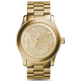 Michael Kors Runway Gold Dial Gold Steel Strap Watch for Women - MK5706 Authentic Buy Shop Now