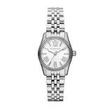 Michael Kors Lexington Quartz White Dial Silver Steel Strap Watch For Women - MK3228 Authentic Buy Shop Now