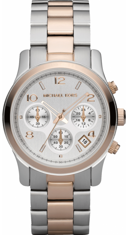 Michael Kors Runway Silver Dial Two Tone Steel Strap Watch for Women - MK5315 Authentic Buy Shop Now