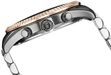 Michael Kors Lexington Chronograph Black Dial Two Tone Steel Strap Watch for Men - MK8561 Authentic Buy Shop Now