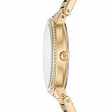 Michael Kors Gabbi Crystals Gold Dial Gold Steel Strap Watch For Women - MK3985 Authentic Buy Shop Now