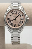 Michael Kors Kacie Three Hand Pink Dial Silver Steel Strap Watch for Women - MK6929 Authentic Buy Shop Now