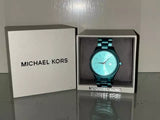 Michael Kors Slim Runway Blue Dial Blue Steel Strap Watch For Women - MK4525 Authentic Buy Shop Now