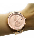Michael Kors Briar Quartz Rose Gold Dial Rose Gold Steel Strap Watch For Women - MK6465 Authentic Buy Shop Now