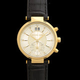 Michael Kors Sawyer Champagne Dial Black Leather Strap Watch for Women - MK2433 Authentic Buy Shop Now