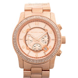 Michael Kors Dylan Rose Gold Dial Rose Gold Steel Strap Watch for Women - MK5576 Authentic Buy Shop Now