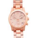 Michael Kors Runway Chronograph Rose Gold Dial Rose Gold Steel Strap Watch for Women - MK5430 Authentic Buy Shop Now