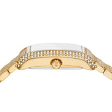 Michael Kors Emery Pave Analog Green Dial Gold Steel Strap Watch for Women - MK4742 Authentic Buy Shop Now