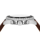 Michael Kors Everest Chronograph Black Dial Brown Leather Strap Watch For Men - MK9054 Authentic Buy Shop Now