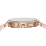 Michael Kors Jaryn Analog Rose Gold Dial Pink Steel Strap Watch For Women - MK4545 Authentic Buy Shop Now