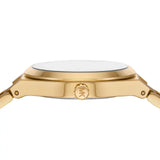 Michael Kors Lennox Analog Blue Dial Gold Steel Strap Watch for Women - MK7460 Authentic Buy Shop Now