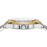 Michael Kors Lennox Three-Hand Gold Dial Two Tone Steel Strap Watch For Women - MK6988 Authentic Buy Shop Now