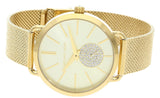 Michael Kors Portia Gold Dial Gold Mesh Bracelet Watch for Women - MK3844 Authentic Buy Shop Now