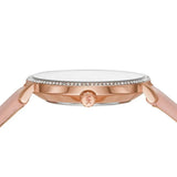 Michael Kors Pyper Analog White Dial Pink Leather Strap Watch For Women - MK2803 Authentic Buy Shop Now