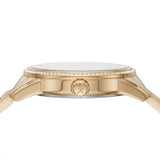 Michael Kors Ritz Pave Crystals Gold Dial Gold Steel Strap Watch for Women - MK6862 Authentic Buy Shop Now