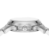 Michael Kors Runway Chronograph Silver Dial Silver Steel Strap Watch For Women - MK7325 Authentic Buy Shop Now