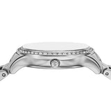 Michael Kors Sage Three-Hand Mother of Pearl White Dial Silver Steel Strap Watch for Women - MK4824 Authentic Buy Shop Now