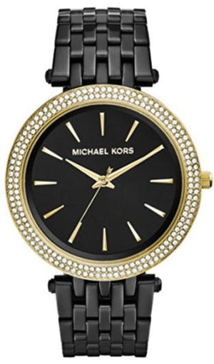 Michael Kors Darci Black Dial Black Steel Strap Watch for Women - MK3322 Authentic Buy Shop Now