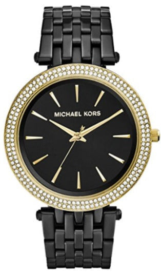 Michael Kors Darci Black Dial Black Steel Strap Watch for Women - MK3322 Authentic Buy Shop Now