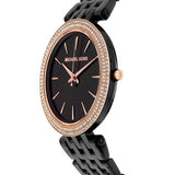 Michael Kors Darci Black Dial Black Steel Strap Watch for Women - MK3407 Authentic Buy Shop Now