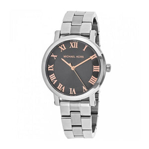 Michael Kors Norie Grey Dial Silver Stainless Steel Strap Watch for Women - MK3559 Authentic Buy Shop Now