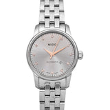 Mido Baroncelli III Automatic Silver Dial Silver Steel Strap Watch For Men - M8600.4.67.1 Authentic Buy Shop Now