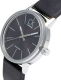 Calvin Klein Minimal Black Dial Black Leather Strap Watch for Men - K7621107 Authentic Buy Shop Now