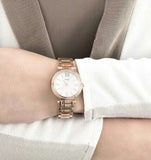 Guess Park Ave White Dial Rose Gold Steel Strap Watch for Women - W0767L3 Authentic Buy Shop Now