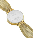 Guess Chiffon Gold Dial Gold Mesh Bracelet Watch For Women - W1083L2 Authentic Buy Shop Now