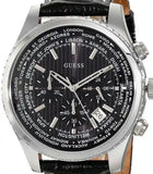Guess Persuit Multifunction Black Dial Black Leather Strap Watch for Men - W0500G2 Authentic Buy Shop Now