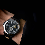 Tommy Hilfiger Bruce Analog Black Dial Black Leather Strap Watch for Men - 1791279 Authentic Buy Shop Now