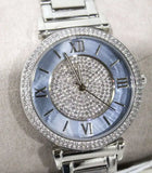 Michael Kors Caitlin Crystal Dial Silver Steel Strap Watch for Women - MK3331 Authentic Buy Shop Now