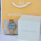 Michael Kors Kerry Mother of Pearl Dial Gold Steel Strap Watch for Women - MK3481 Authentic Buy Shop Now