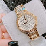 Michael Kors Gabbi Crystals Gold Dial Gold Steel Strap Watch For Women - MK3985 Authentic Buy Shop Now