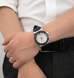 Guess Force Analog Quartz White Dial Black Rubber Strap Watch For Men - W0674G3 Authentic Buy Shop Now