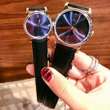 Movado Museum Blue Dial Black Leather Strap Watch For Women - 2100010 Authentic Buy Shop Now