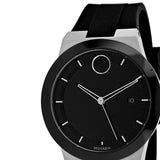 Movado Bold Fusion Black Dial Black Silicone Strap Watch for Men - 3600624 Authentic Buy Shop Now