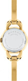 Movado Rondiro 22mm Black Dial Yellow Gold Steel Strap Watch For Women - 0606888 Authentic Buy Shop Now