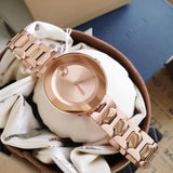 Movado Bold Rose Gold Dial Rose Gold Steel Strap Watch for Women - 3600387 Authentic Buy Shop Now