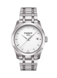 Tissot T Trend Couturier White Dial Silver Steel Strap Watch For Women - T035.210.11.011.00 Authentic Buy Shop Now