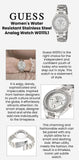 Guess Viva Quartz Silver Dial Silver Steel Strap Watch For Women - W0111l1 Authentic Buy Shop Now