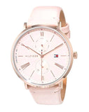 Tommy Hilfiger Jenna Analog Pink Dial Pink Leather Strap Watch for Women - 1782071 Authentic Buy Shop Now