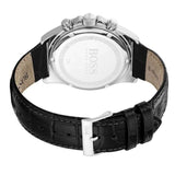 Hugo Boss Hero Chronograph Black Dial Black Leather Strap Watch For Men - 1513752 Authentic Buy Shop Now