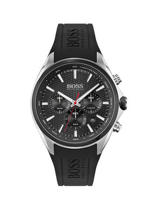 Hugo Boss Distinct Black Dial Black Rubber Strap Watch for Men - 1513855 Authentic Buy Shop Now