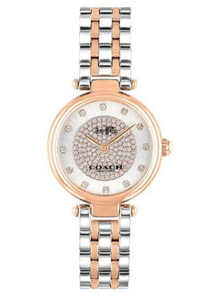 Coach Park Silver Dial Two Tone Steel Strap Watch for Women - 14503642 Authentic Buy Shop Now